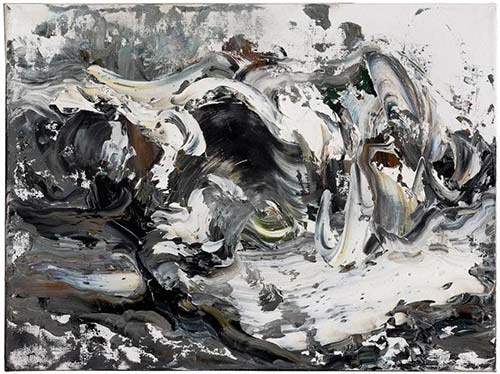 Maggi Hambling，Wave crashing, March，2009，版權(quán)屬于 Maggi Hambling