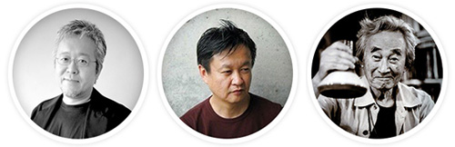 柳宗理，原研哉，深澤直人