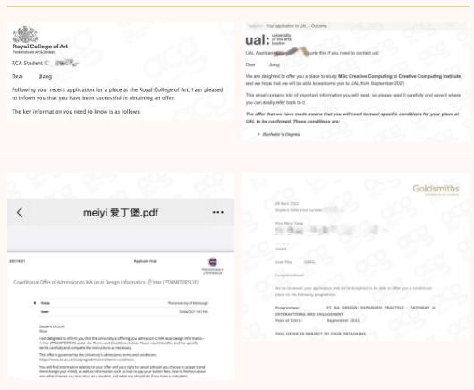 英國交互設(shè)計offer