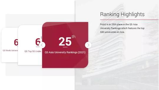 “QS亞洲大學(xué)排行榜”500所亞洲大學(xué)中排名第25位。