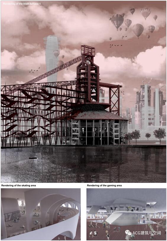 游戲建筑場(chǎng)景打造社交概念作品集