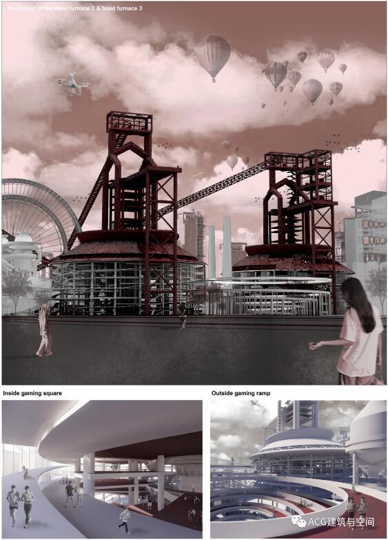 游戲建筑場(chǎng)景打造社交概念作品集