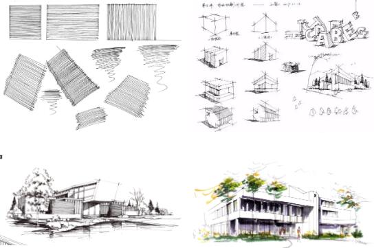 學生作品：建筑手繪基本練習
