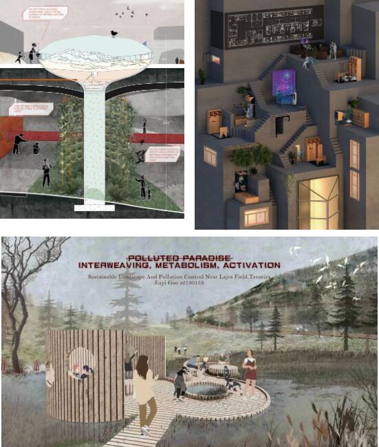 愛丁堡大學(xué)建筑類作品集