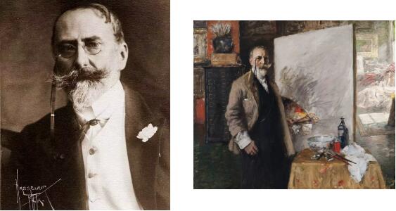 William Merritt Chase和他的自畫像