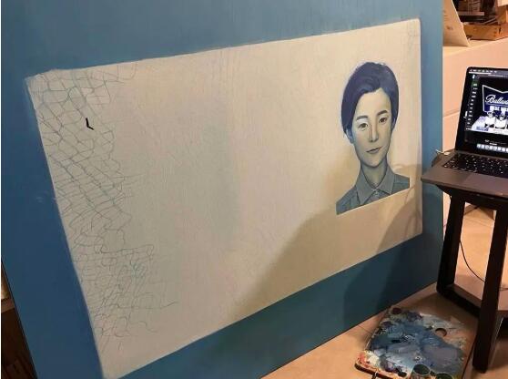 趙同學(xué)純藝術(shù)作品創(chuàng)作過(guò)程圖